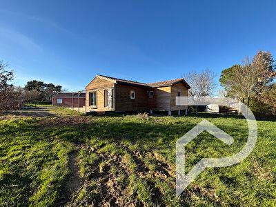 Maison en bois récente - terrasse et jardin - Samatan