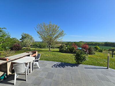 Maison de 130 m² sur un terrain de 1550 m²